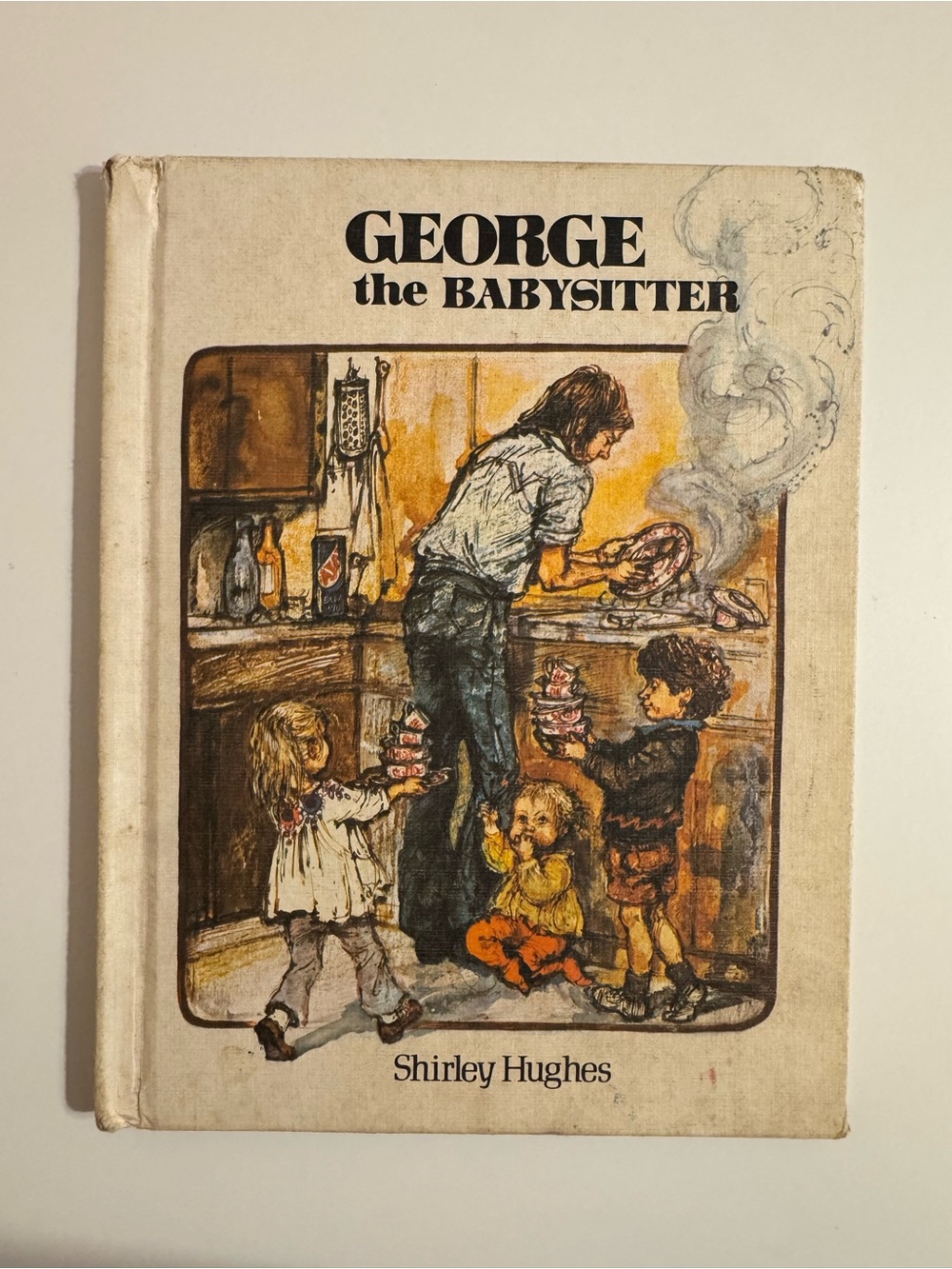 George the Babysitter by Shirley Hughes Vintage Hardcover Children's Book